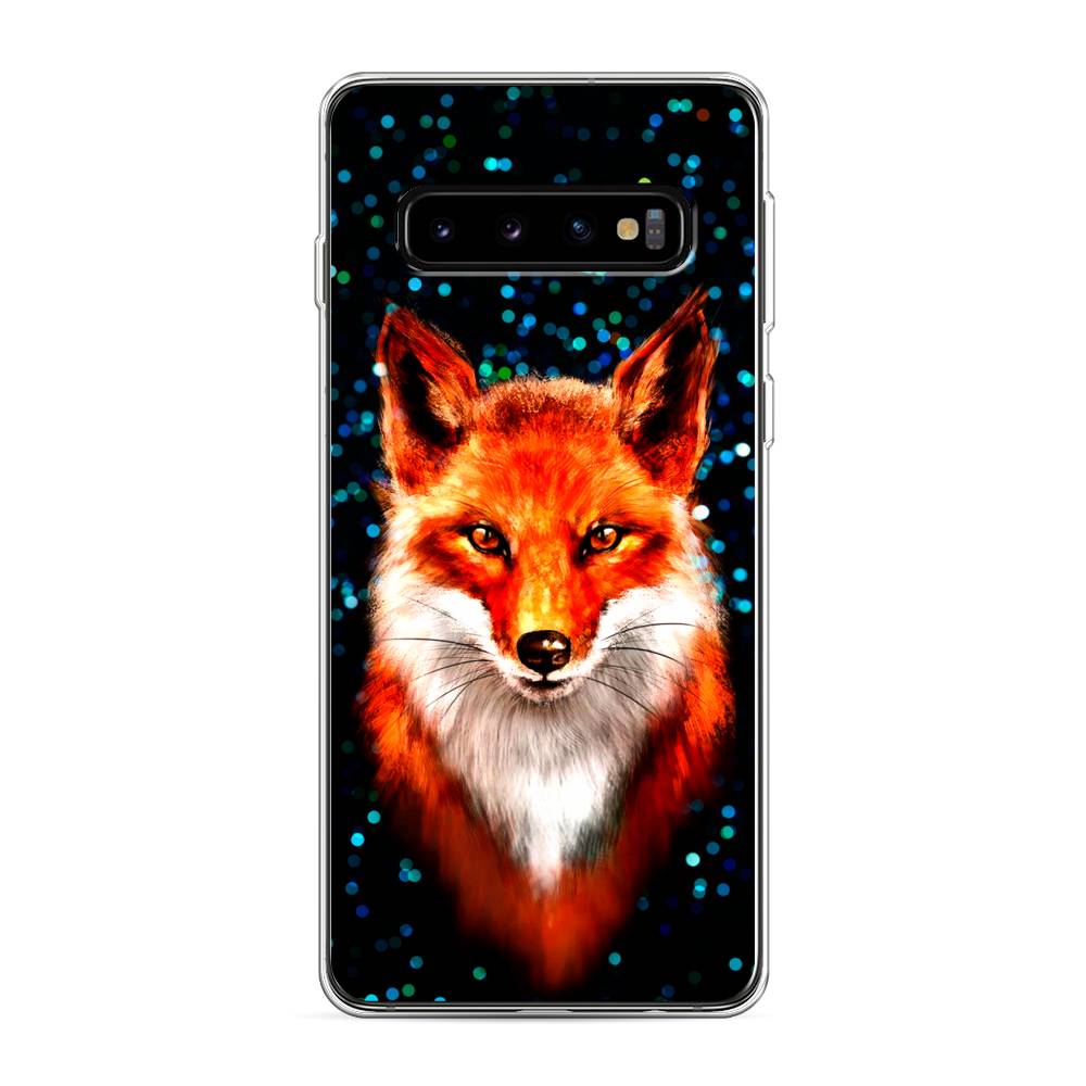 

Чехол Awog на Samsung Galaxy S10 "Волшебная лиса", Разноцветный, 27050-1