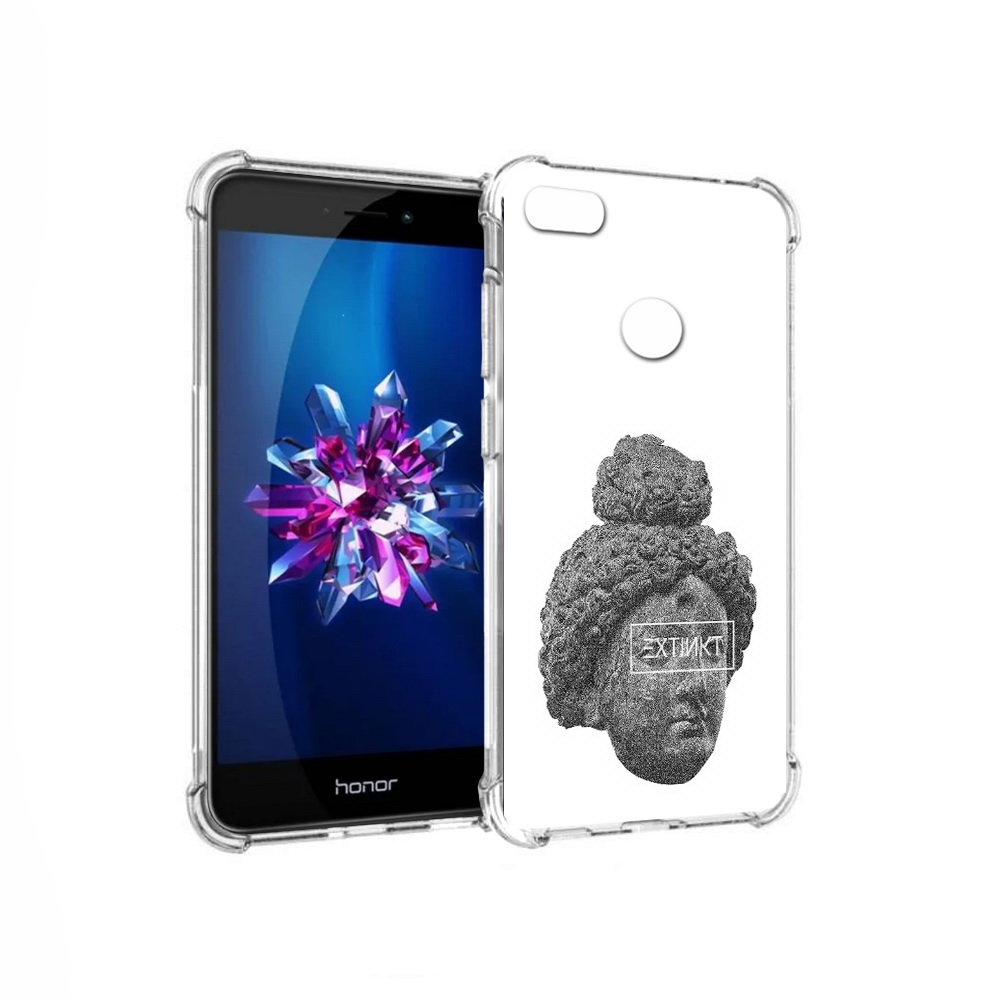 

Чехол MyPads Tocco для Honor 8 Lite каменное лицо девушки (PT62584.26.383), Прозрачный, Tocco