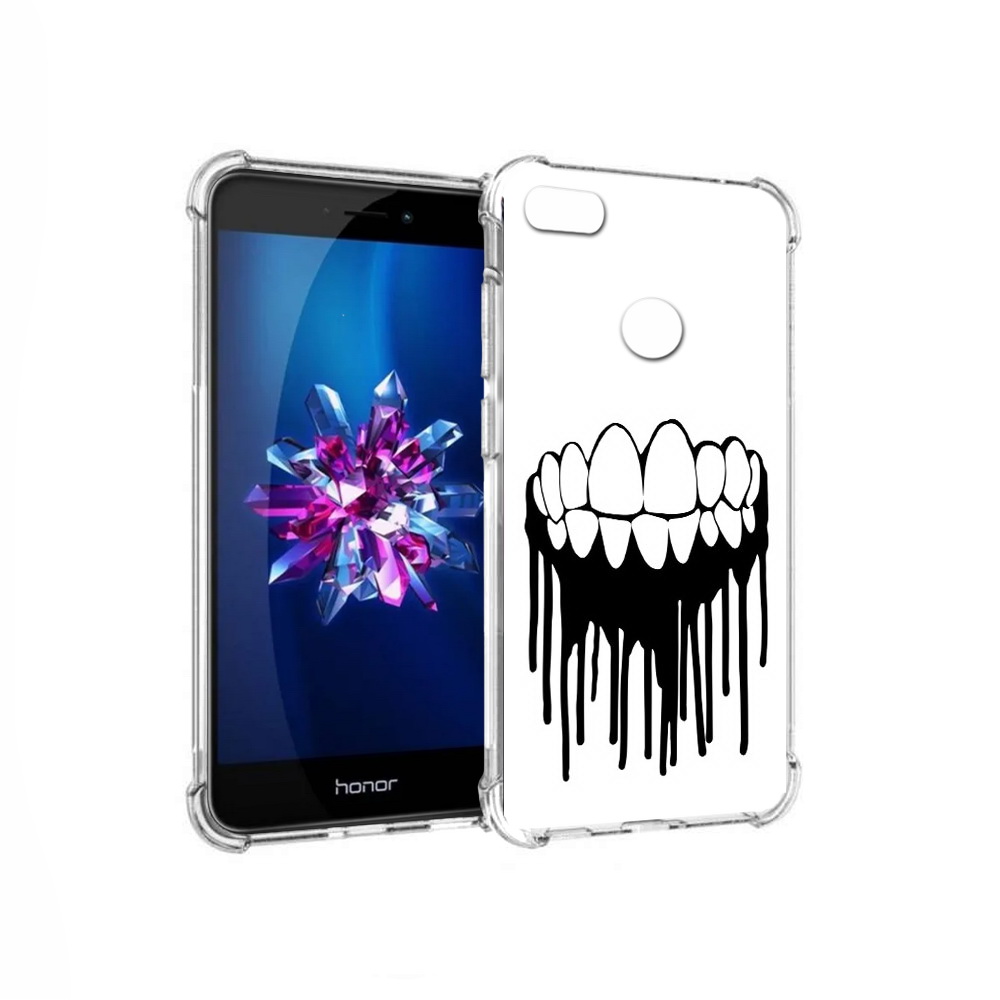 

Чехол MyPads Tocco для Honor 8 Lite зубы (PT62584.26.372), Прозрачный, Tocco