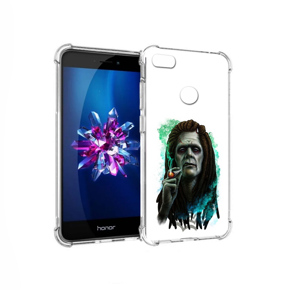 

Чехол MyPads Tocco для Honor 8 Lite зеленый мужчина с сигаретой (PT62584.26.360), Прозрачный, Tocco