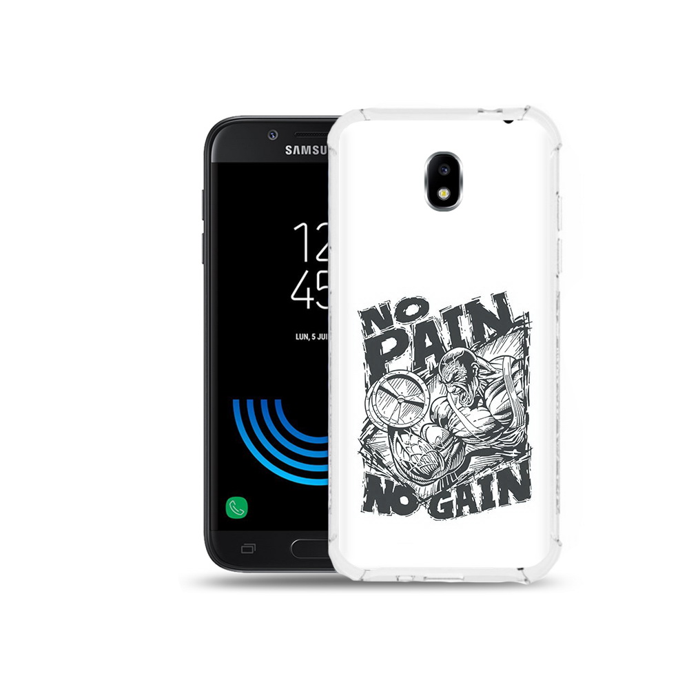 

Чехол MyPads Tocco для Samsung Galaxy J5 (2017) бодибилдинг тяжелая работа, Прозрачный, Tocco
