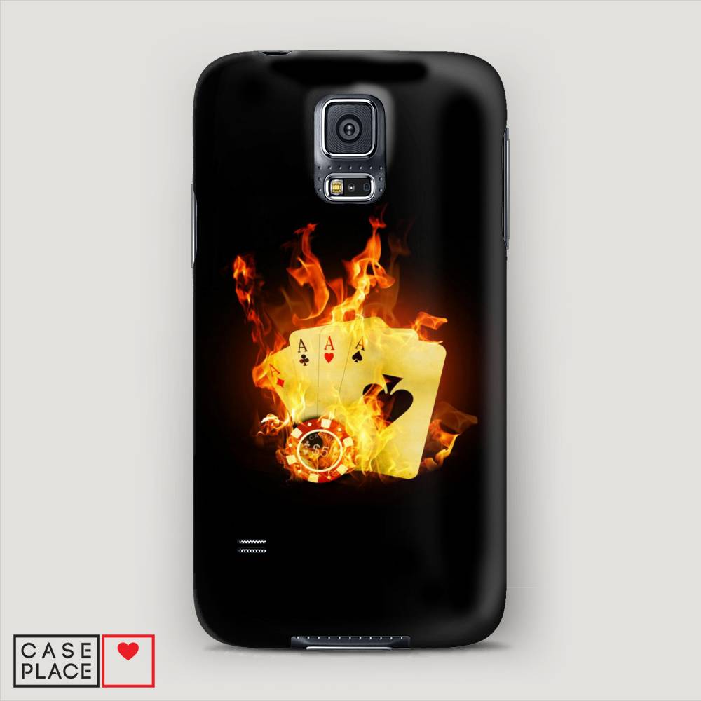 

Чехол Awog "Горящие карты" для Samsung Galaxy S5 mini, 24220-7