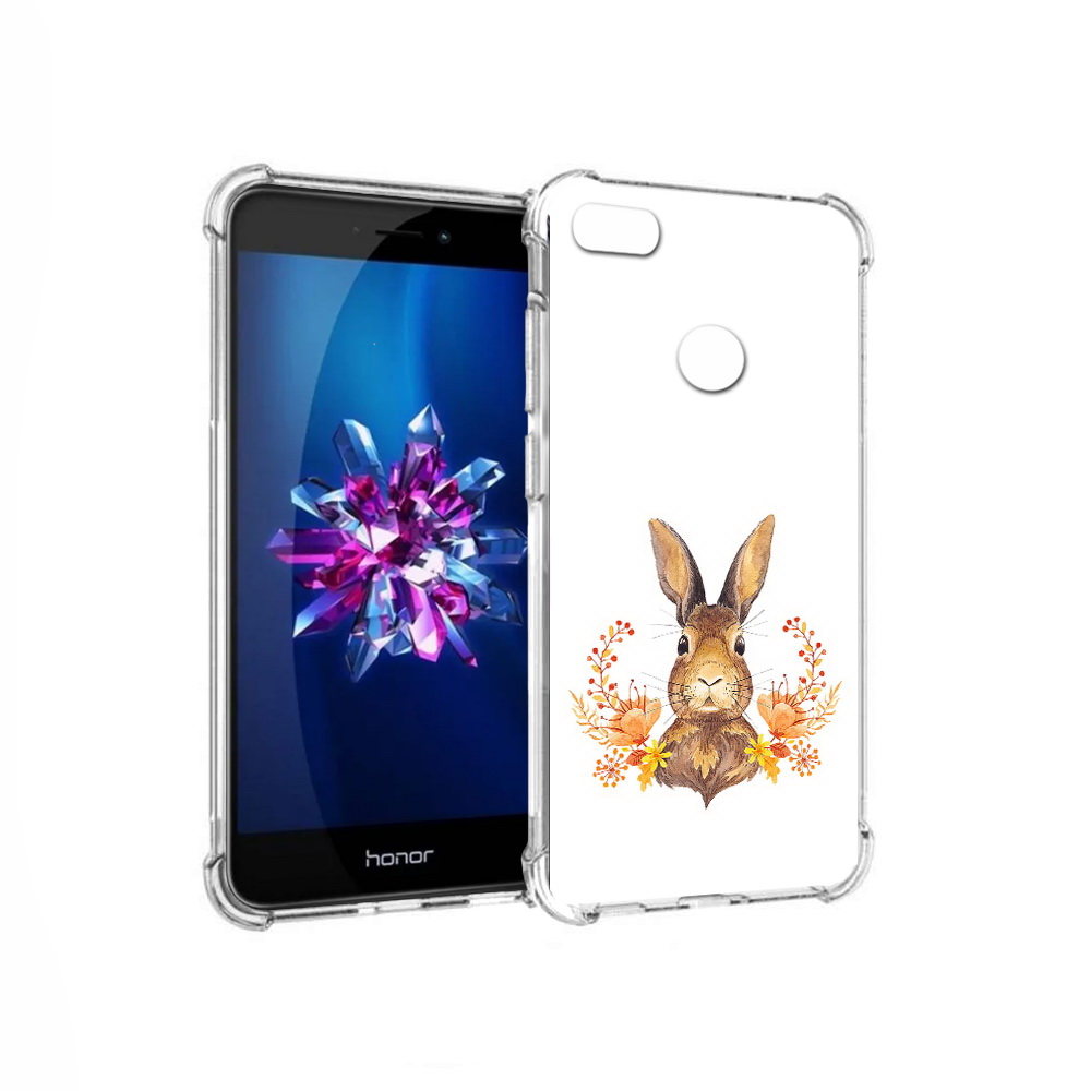 

Чехол MyPads Tocco для Honor 8 Lite зайка в цветах (PT62584.26.349), Прозрачный, Tocco