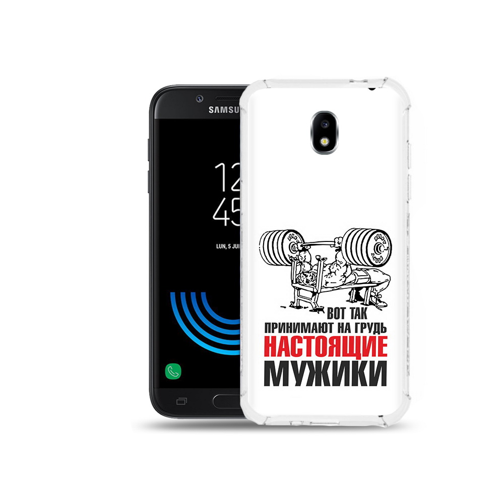 

Чехол MyPads Tocco для Samsung Galaxy J5 (2017) бодибилдинг для мужиков, Прозрачный, Tocco