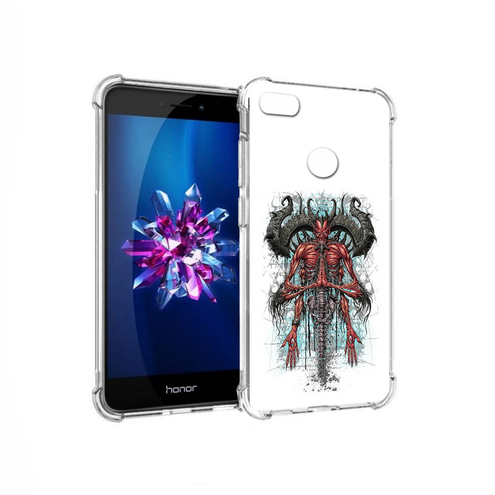 

Чехол MyPads Tocco для Honor 8 Lite дьявол (PT62584.26.340), Прозрачный, Tocco