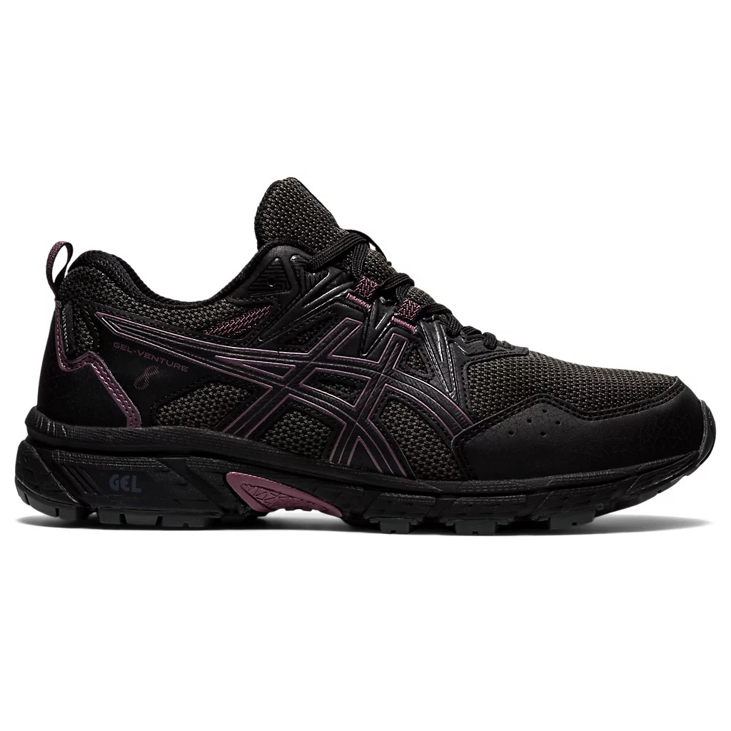 фото Кроссовки женские asics gel-venture 8 wp черные 8 us