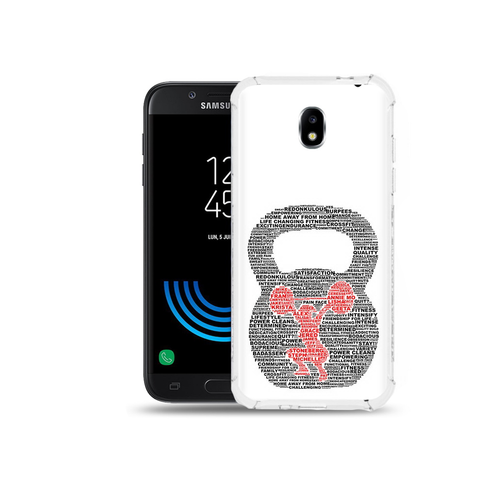 

Чехол MyPads Tocco для Samsung Galaxy J5 (2017) бодибилдинг гиря из слов, Прозрачный, Tocco