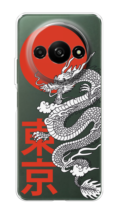 

Чехол на Redmi A3 "Китайский дракон", Черный;красный;белый, 321250-1