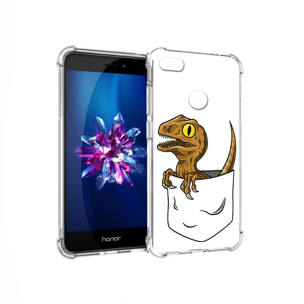 

Чехол MyPads Tocco для Honor 8 Lite динозавр в кармане (PT62584.26.327), Прозрачный, Tocco