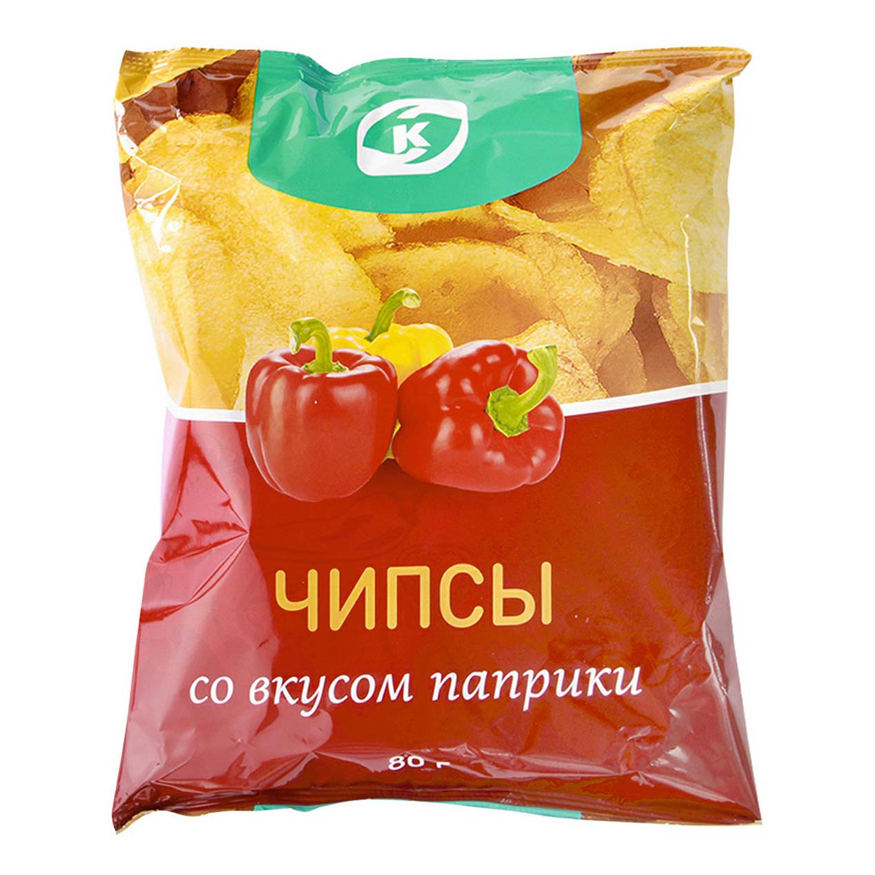 

Чипсы картофельные Командор паприка 80 г