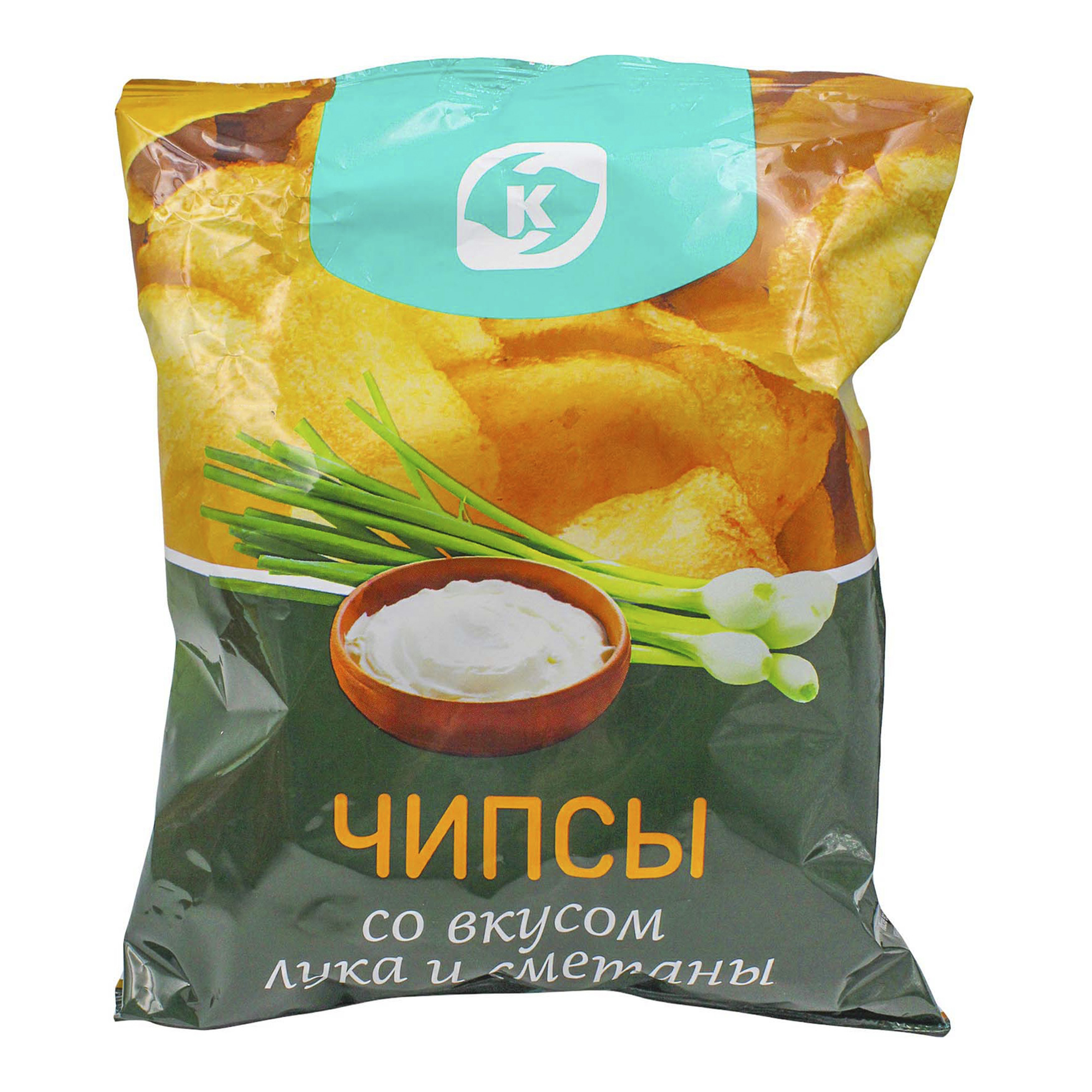 

Чипсы картофельные Командор со вкусом сметана и лук 80 г