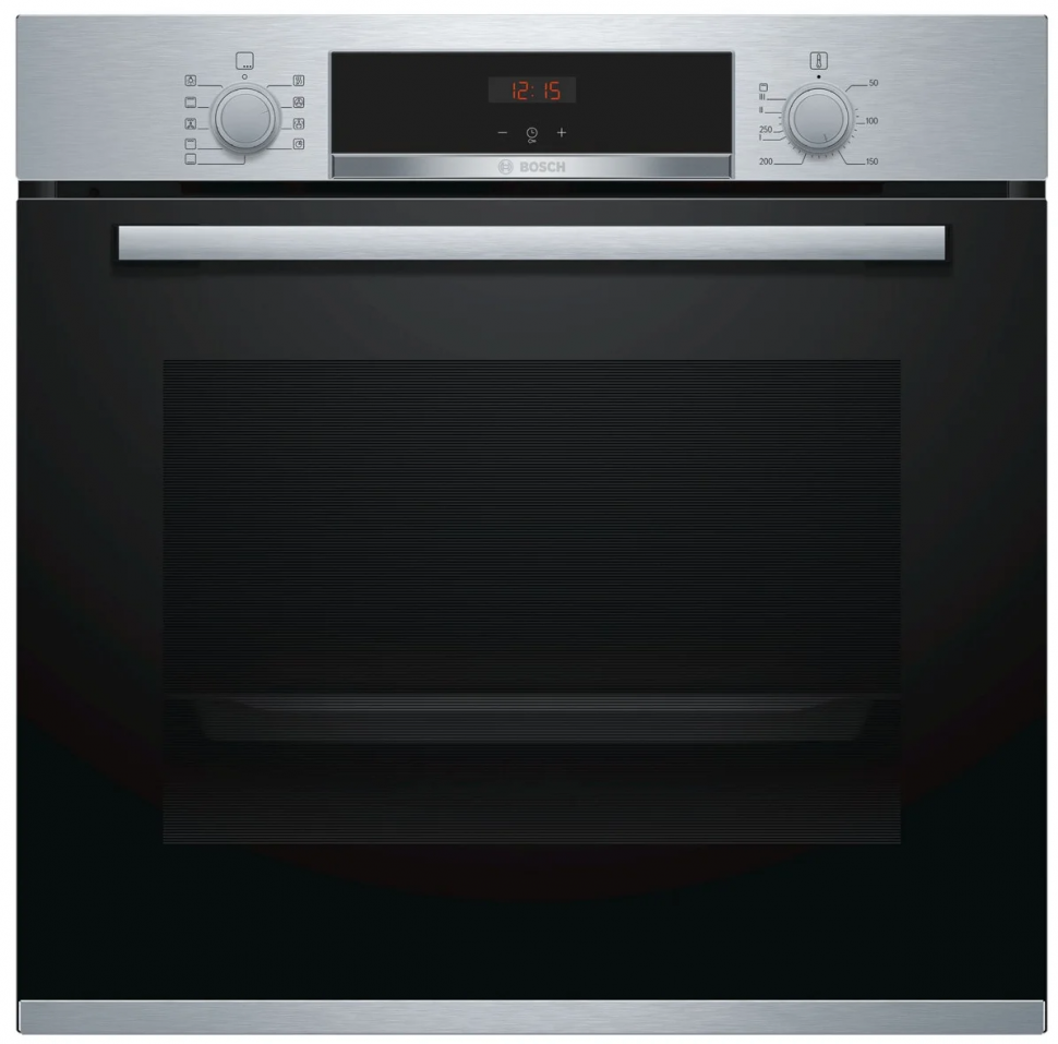 Встраиваемый электрический духовой шкаф Bosch HBA554YS0 Black, Silver