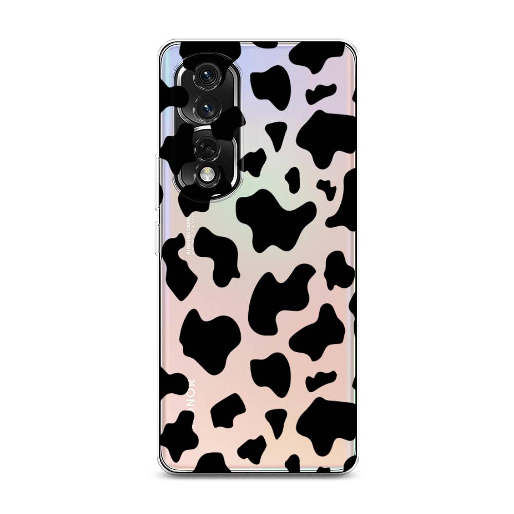 

Чехол Awog на Honor 80 Pro "Пятна коровы черные", Черный, 6120450-2