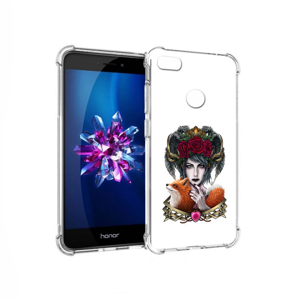 

Чехол MyPads Tocco для Honor 8 Lite девушка с лисой (PT62584.26.314), Прозрачный, Tocco