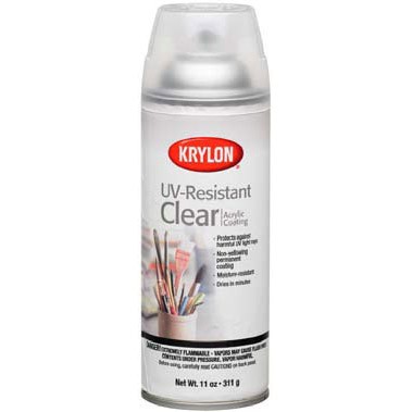 фото Лак аэрозольный krylon uv-resistant 1305 глянцевый