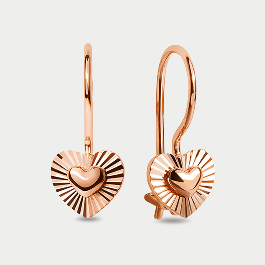 

Серьги из розового золота Династия 013672-1010, 013672-1010