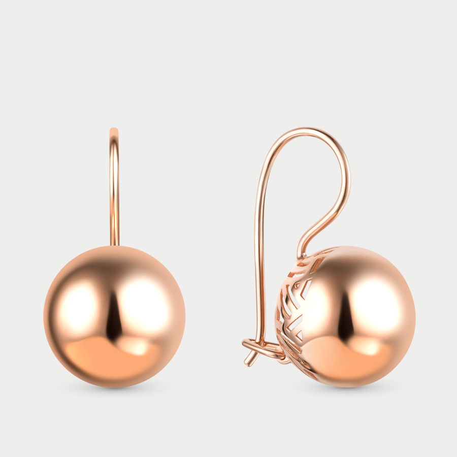 

Серьги из розового золота Династия 901702-1000, 901702-1000