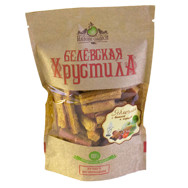 Хрустила Белевские сладости яблочная с Вишней и корицей, 5 шт по 70 г