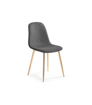 

Стул Woodville Dabl, dark gray/gold, Dabl