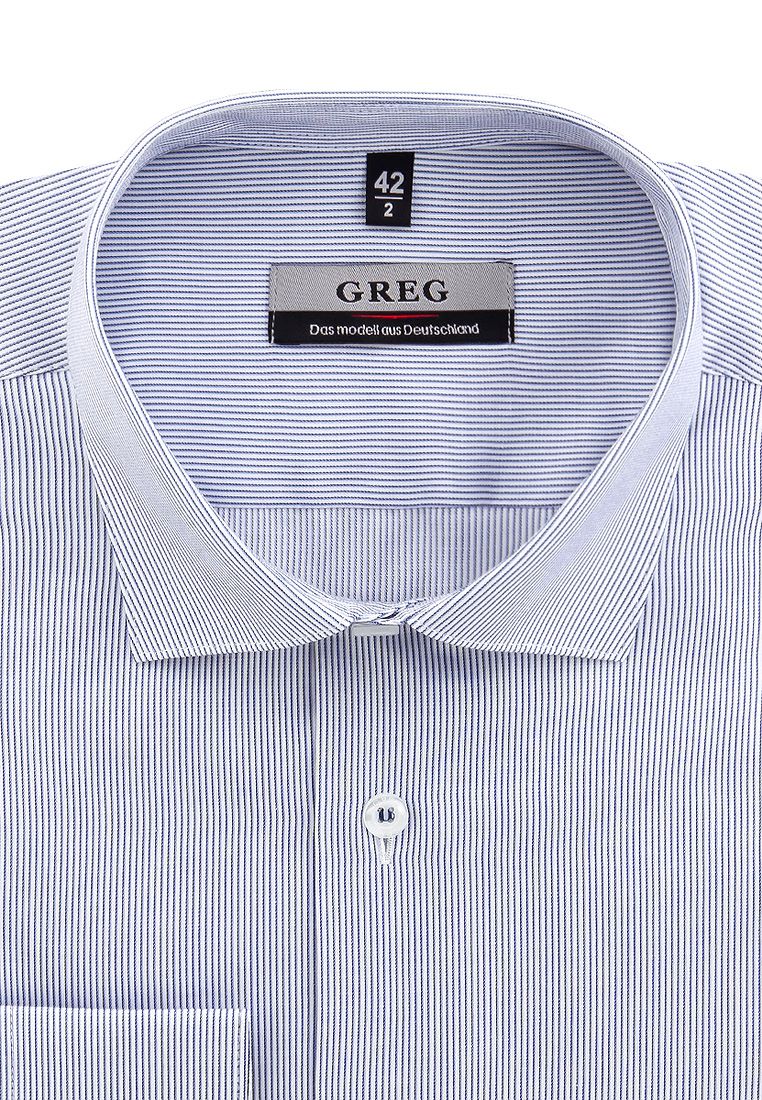 

Рубашка мужская Greg 01-00008742 голубая 39, Голубой, 01-00008742