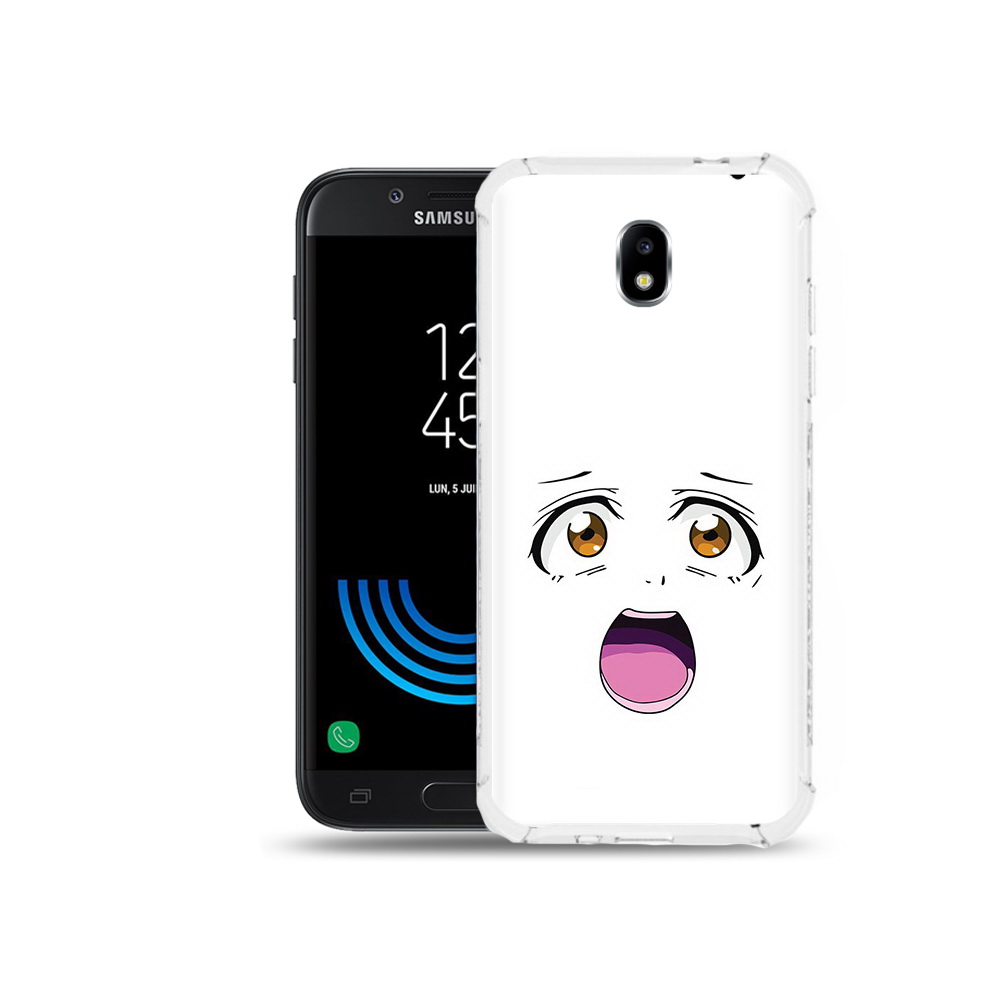 

Чехол MyPads Tocco для Samsung Galaxy J5 (2017) аниме лицо, Прозрачный, Tocco