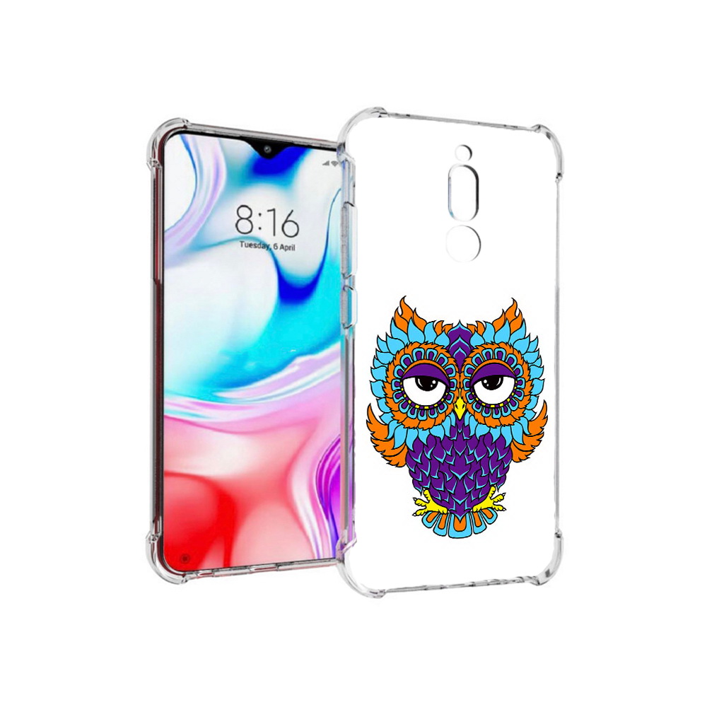 

Чехол MyPads Tocco для Xiaomi Redmi 8 Цветная сова (PT138911.300.198), Прозрачный, Tocco