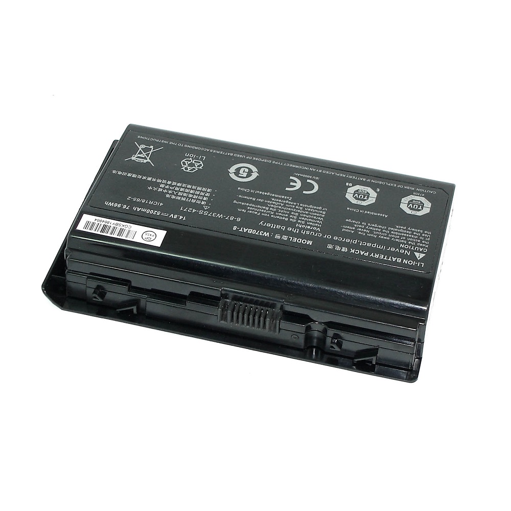 

Аккумулятор для ноутбука DNS Clevo W370 14.8V 5200mAh W370BAT-8 Black