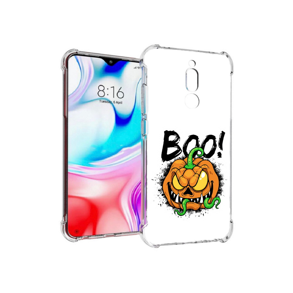 

Чехол MyPads Tocco для Xiaomi Redmi 8 Хэллоуин бу (PT138911.300.193), Прозрачный, Tocco