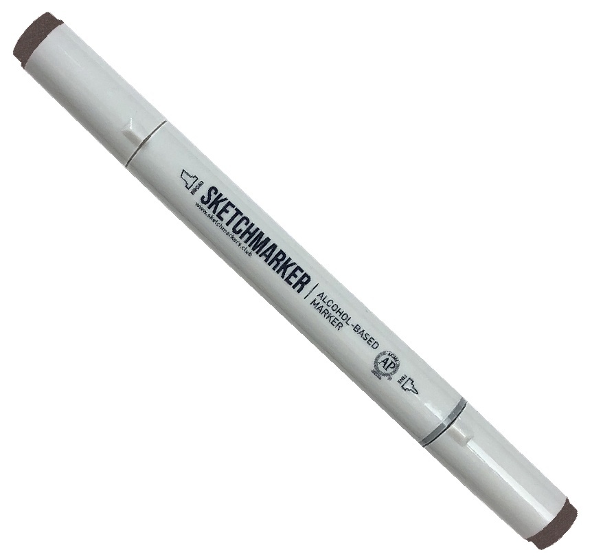 

Маркер Sketchmarker двухсторонний на спиртовой основе для скетчинга цвет BG90 Дым, Серый