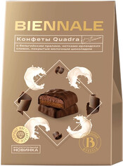 Конфеты Biennale Quadra Irish Cream с пралине, в молочном шоколаде, 160 г