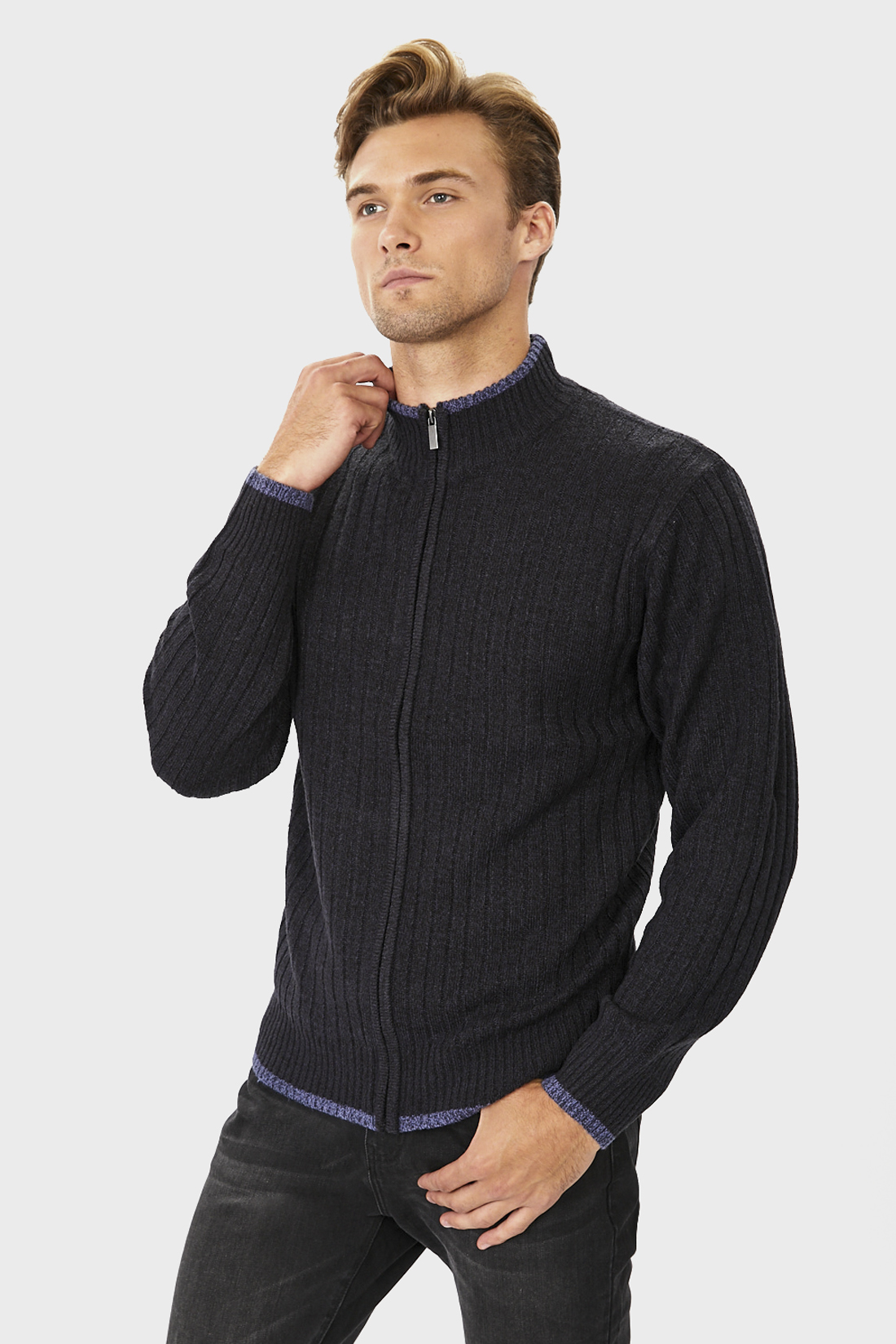 

Кардиган мужской Baon B641507 синий XL, B641507