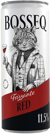 

Игристое вино Bosseq Frizzante Red in can 0,25 л