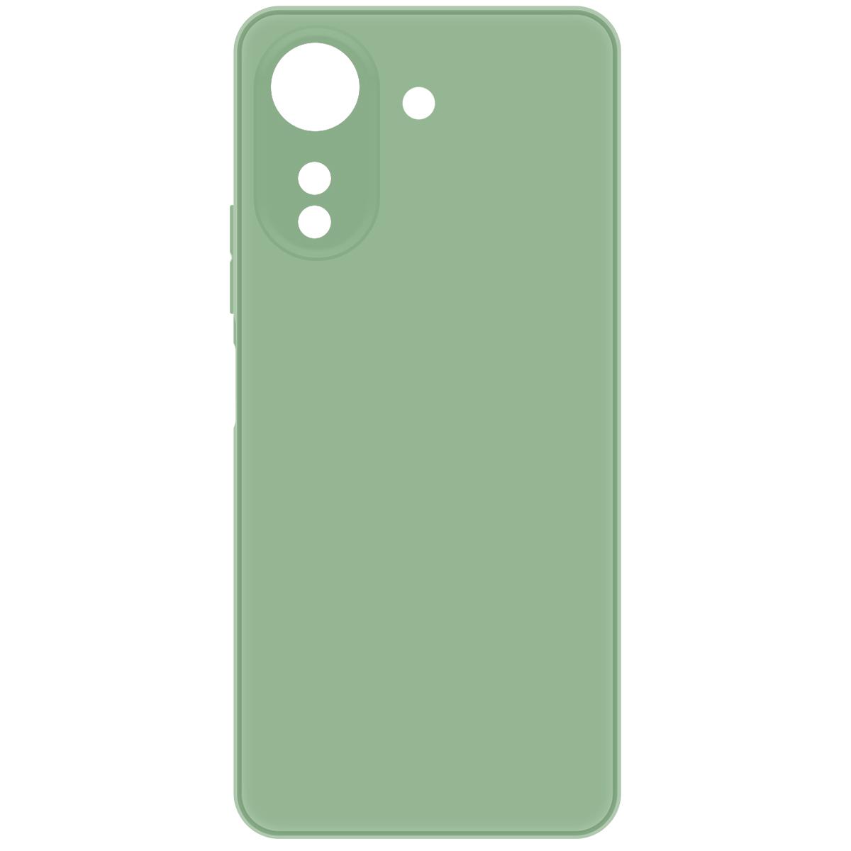 Чехол-накладка Krutoff Silicone Case для Xiaomi Redmi 13C/Poco C65 зелёный