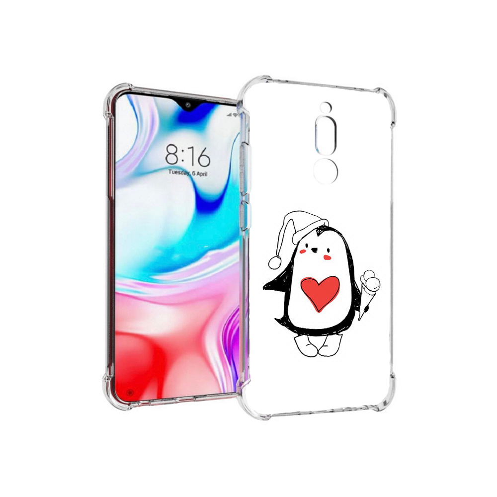 

Чехол MyPads Tocco для Xiaomi Redmi 8 Пингвин с мороженым (PT138911.300.135), Прозрачный, Tocco