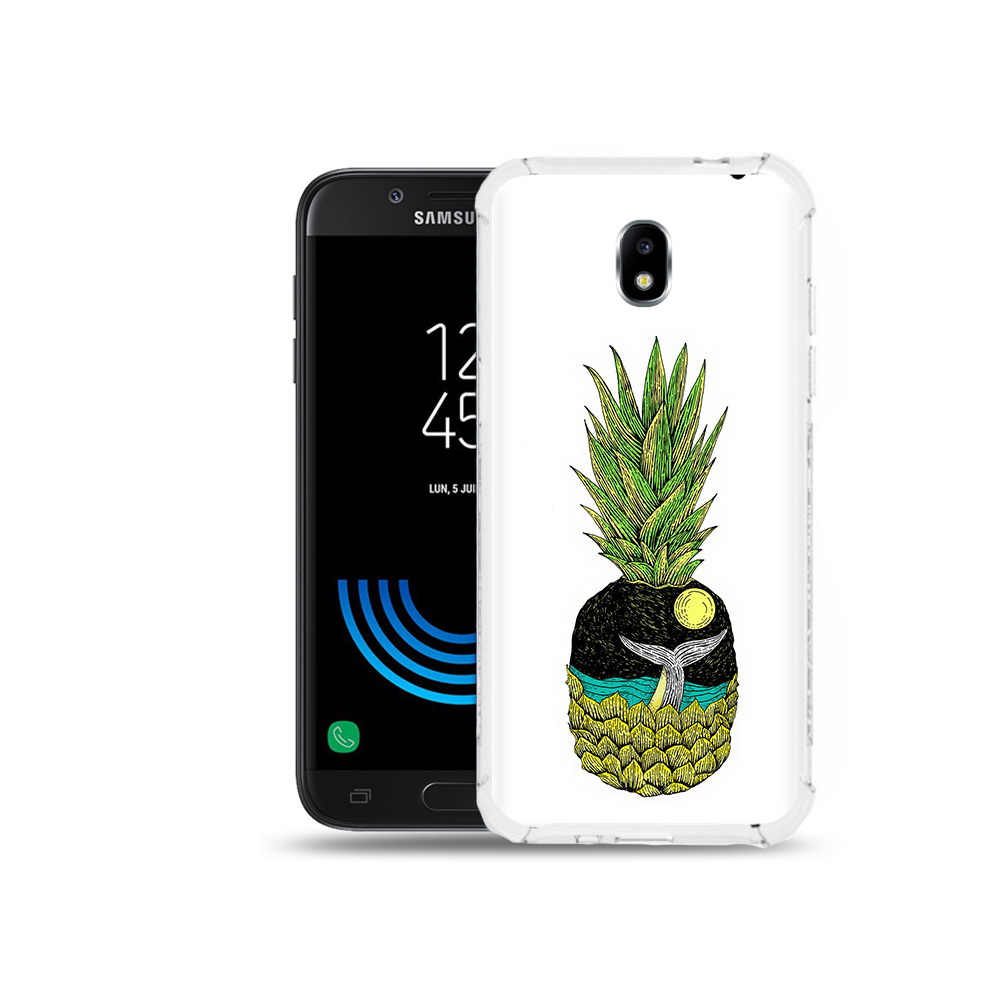 

Чехол MyPads Tocco для Samsung Galaxy J5 (2017) ананас с китом, Прозрачный, Tocco