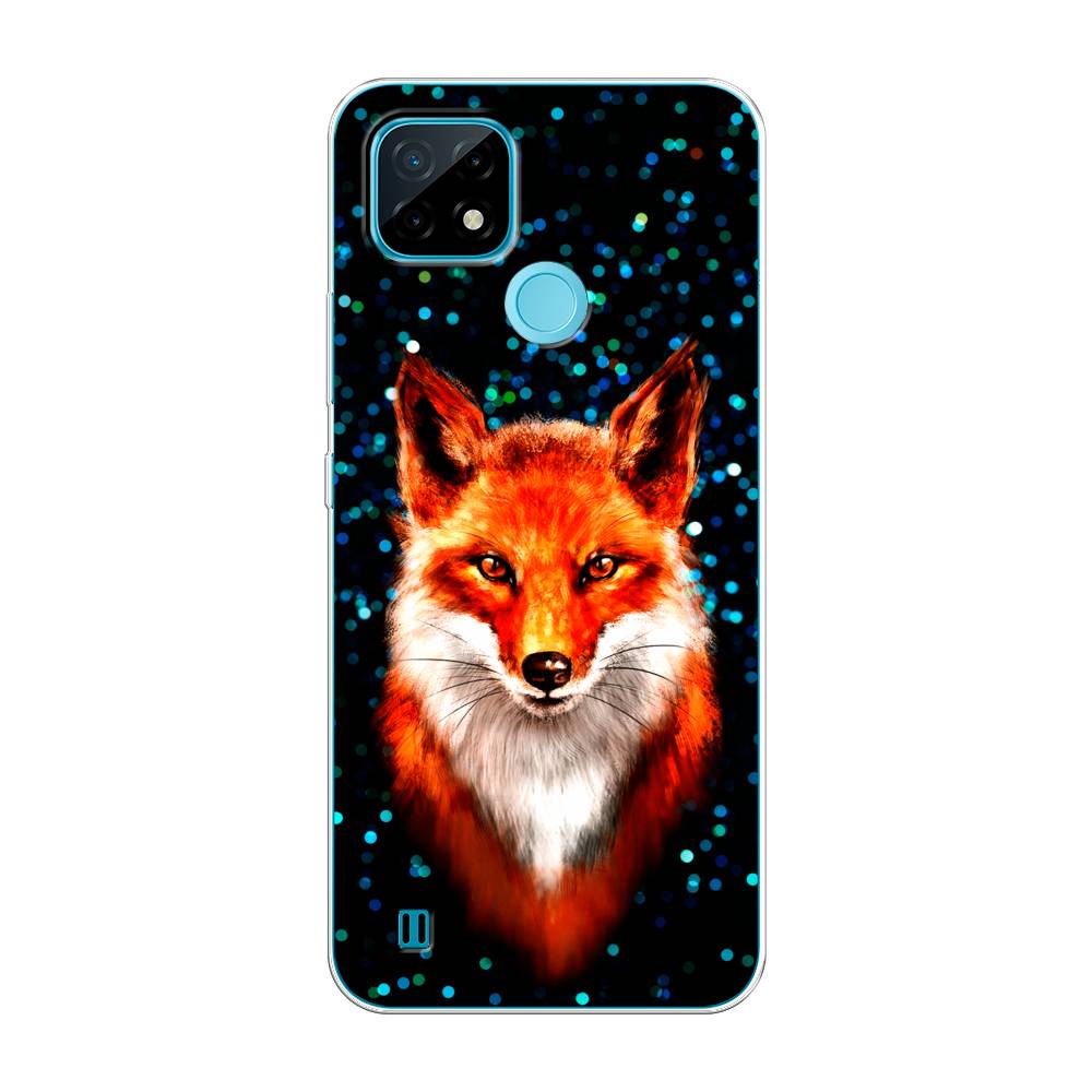 фото Чехол awog "волшебная лиса" для realme c21