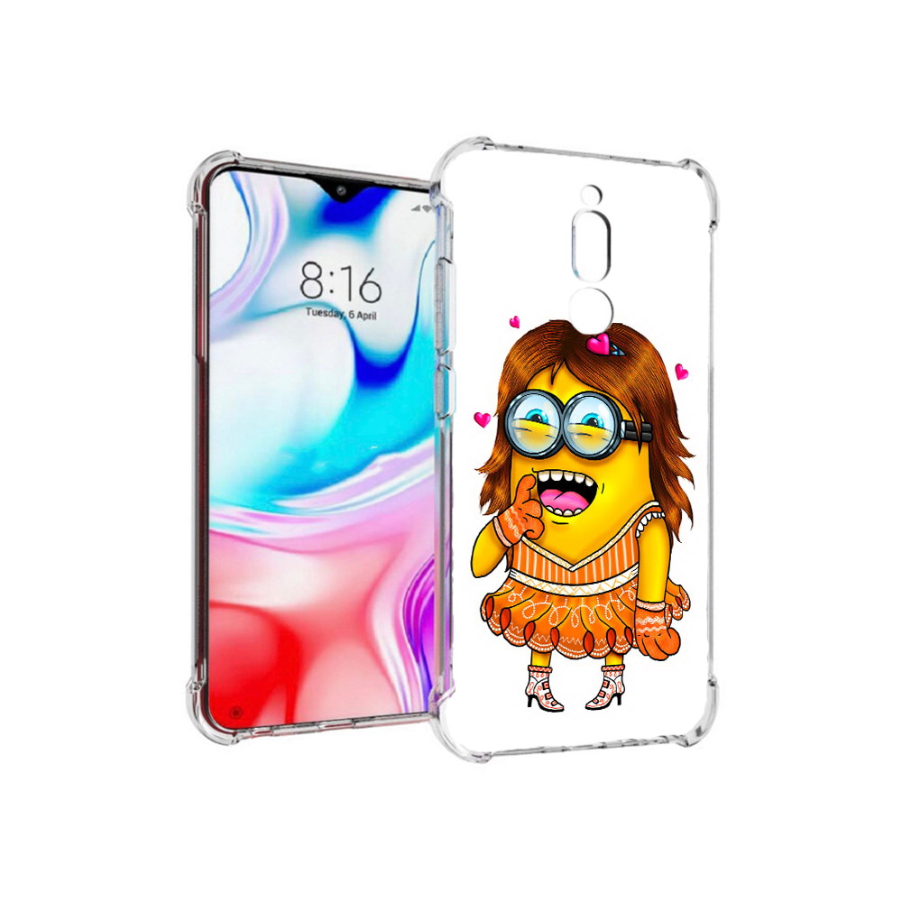 

Чехол MyPads Tocco для Xiaomi Redmi 8 Миньон девочка (PT138911.300.116), Прозрачный, Tocco
