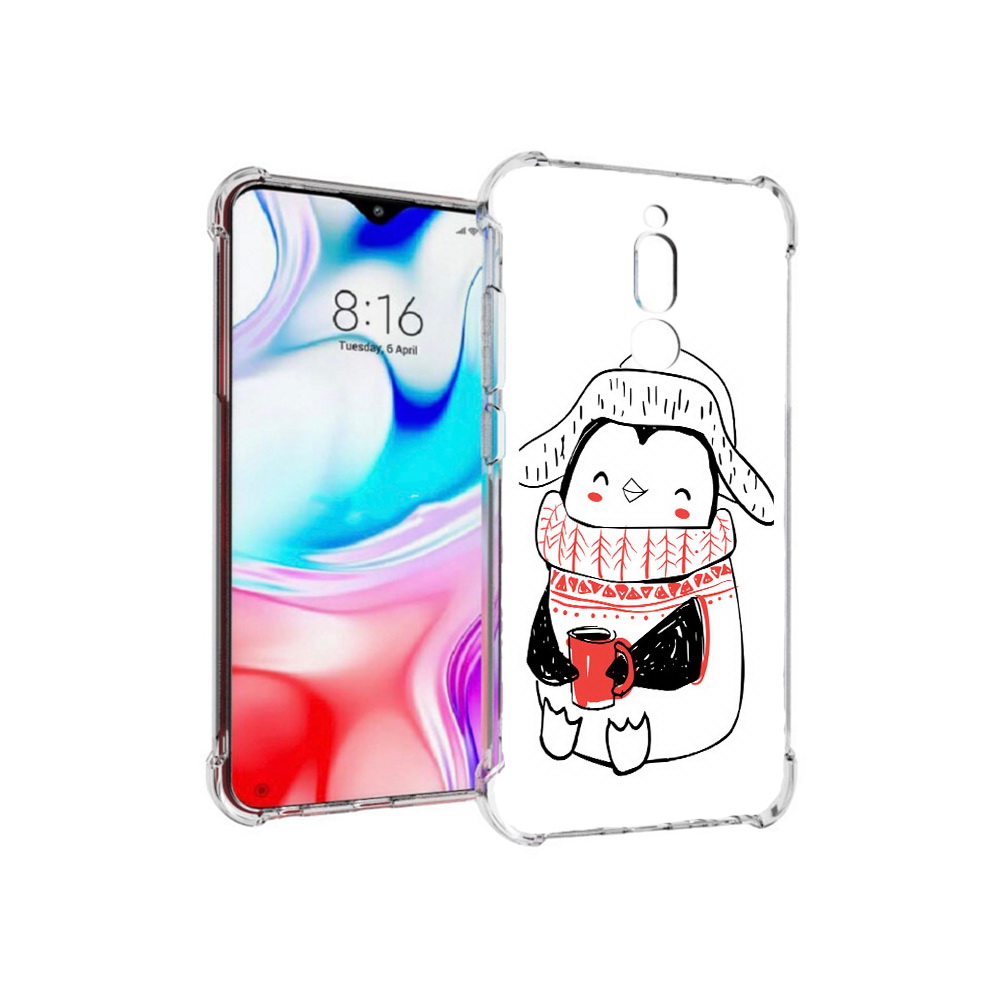 Чехол MyPads Tocco для Xiaomi Redmi 8 Милый пингвин (PT138911.300.115)