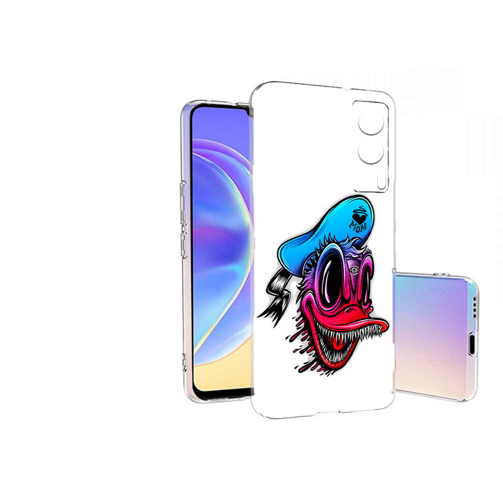 

Чехол MyPads Tocco для Vivo V21E Дональд (PT161736.380.71), Прозрачный, Tocco