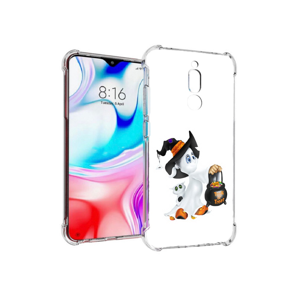 

Чехол MyPads Tocco для Xiaomi Redmi 8 Маленький призрак (PT138911.300.113), Прозрачный, Tocco