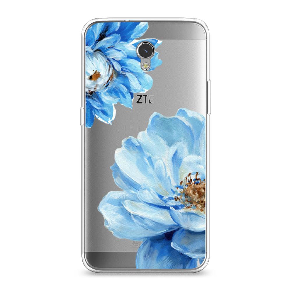 

Чехол Awog на ZTE Blade V7 / ЗТЕ Блэйд V7 "Голубые клематисы", Разноцветный, 131150-8