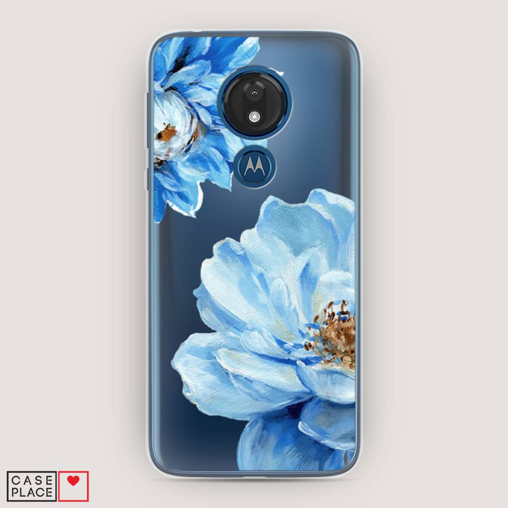 

Чехол Awog на Motorola Moto G7 / Моторола Мото G7 "Голубые клематисы", Разноцветный, 241150-8