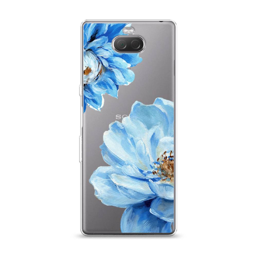 

Чехол Awog на Sony Xperia XA3 "Голубые клематисы", Разноцветный, 53750-8