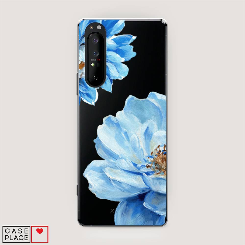 

Чехол Awog на Sony Xperia 1 II "Голубые клематисы", Разноцветный, 54550-8