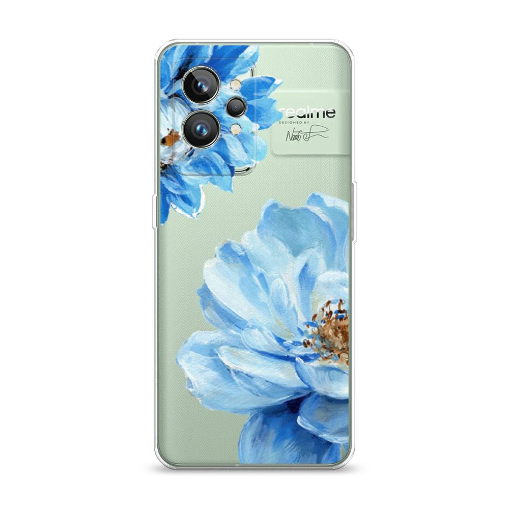 

Чехол Awog на Realme GT 2 Pro "Голубые клематисы", Разноцветный, 258650-8