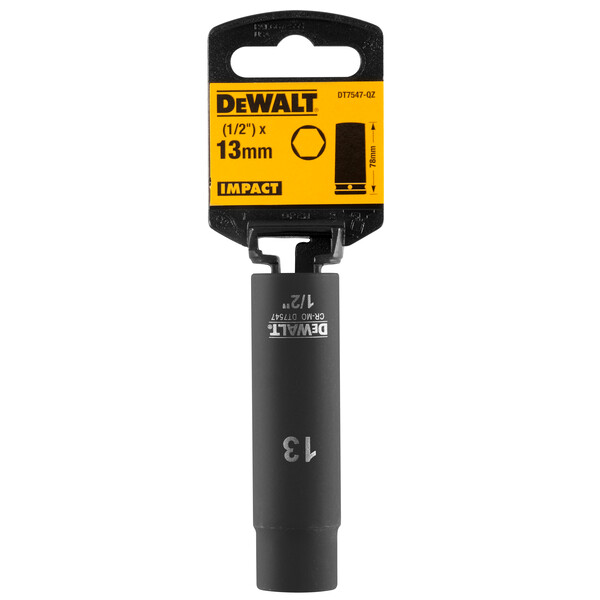 

Ударная накидная головка DEWALT DT7547-QZ, длинная 13MM 1/2, DT7547-QZ