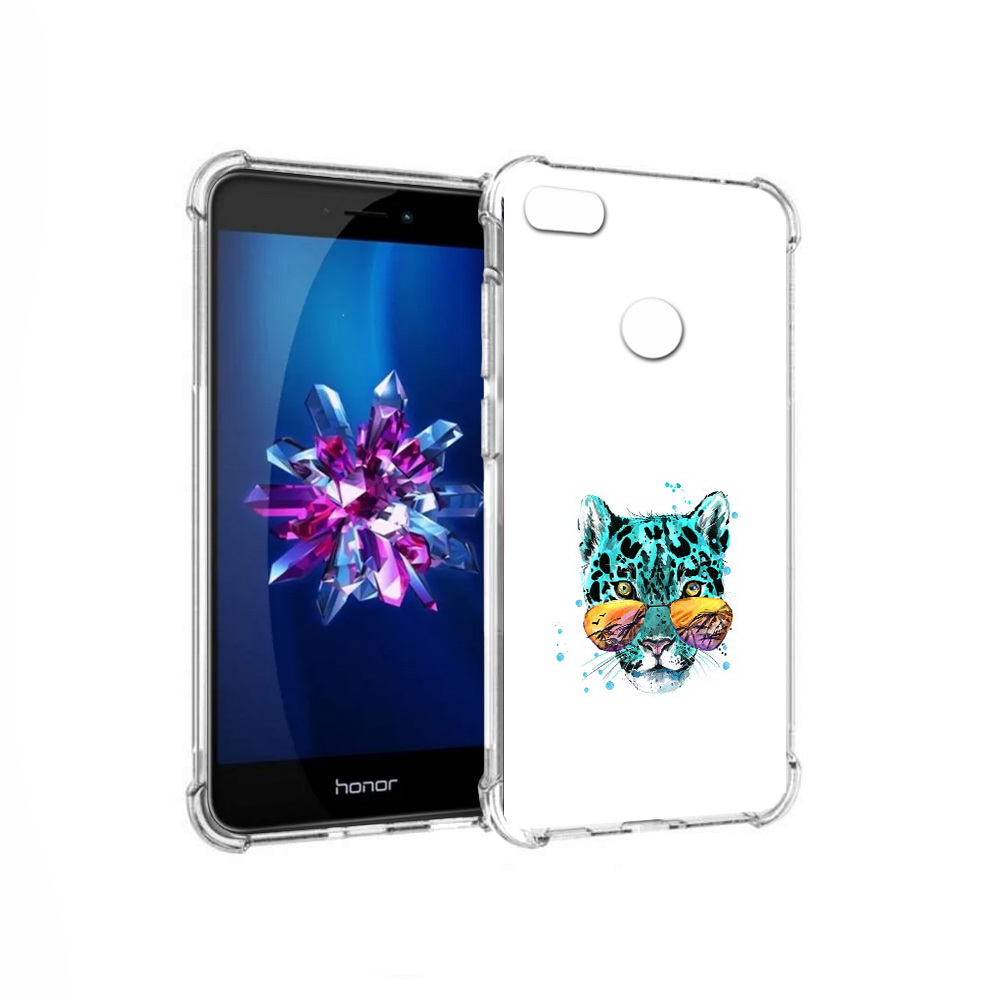 

Чехол MyPads Tocco для Honor 8 Lite голубой лео (PT62584.26.294), Прозрачный, Tocco