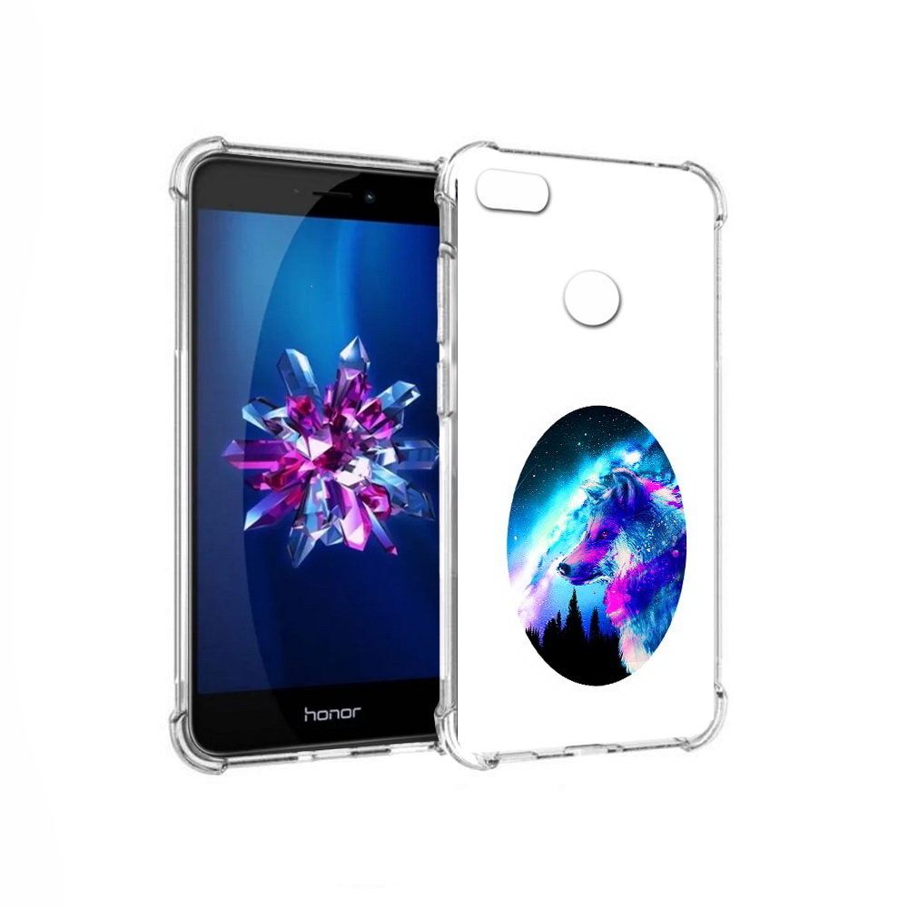 

Чехол MyPads Tocco для Honor 8 Lite голубой волк (PT62584.26.293), Прозрачный, Tocco
