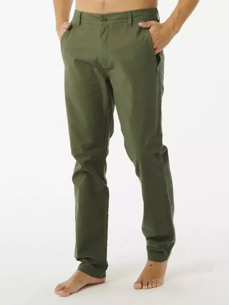 Спортивные брюки мужские Rip Curl 00TMPA зеленые 30