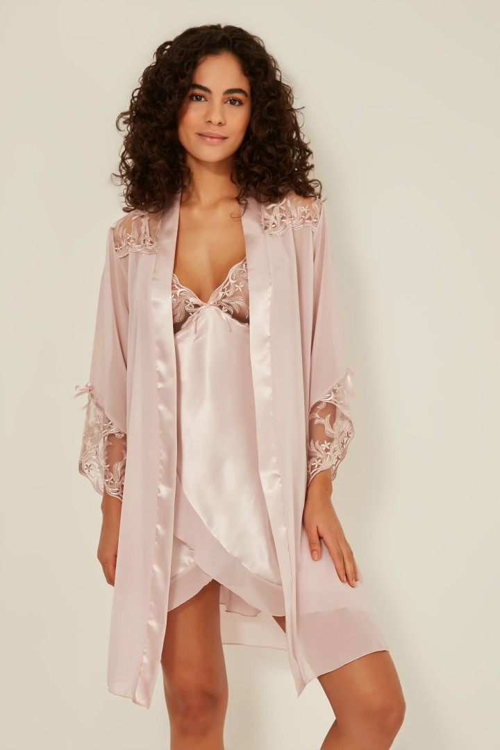 Пижама женская C&CITY 25469 розовая XL (товары доставляются из-за рубежа)